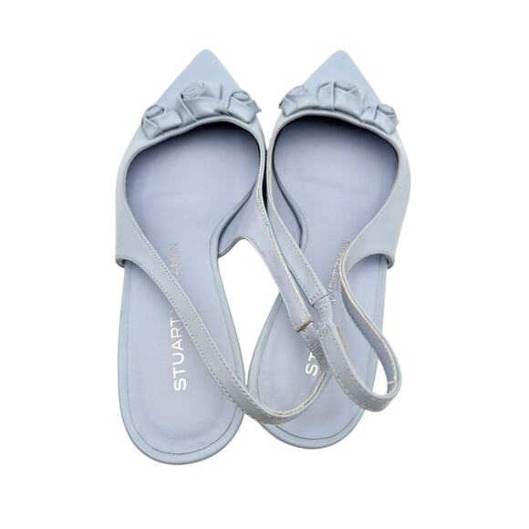 Stuart Weitzman Rosie 35 Slingback Heel Pump Women's Cielo Size US6B EU36.5 - Picture 10 of 12